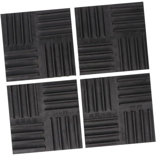 Lot de 4 coussinets anti-vibrations en caoutchouc élastique pour machine à laver