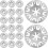 30 clips de fixation pour isolation thermique et protection anti-éclaboussures 1