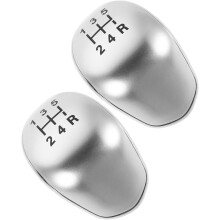 Lot de 2 couvre-pommeaux de levier de vitesse pour intérieur de voiture modifié, installation facile, compatible avec Fiesta C-Max Speed