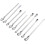 9pcs Stainless Steel Mixing Spoons Laboratory Scoops for Precise Sampling and Mixing 1