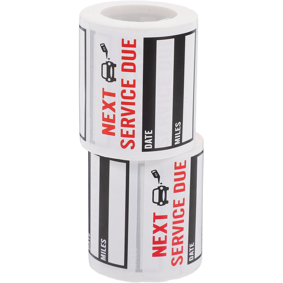 150Pcs Waterproof Removable Service Due Reminder Stickers Oil Change Auto Maintenance Labels Adhesive Decals 5455468439650