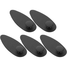 5 stuks universele zwarte plastic automatclips, 6,8 cm verlengde antisliphouders
