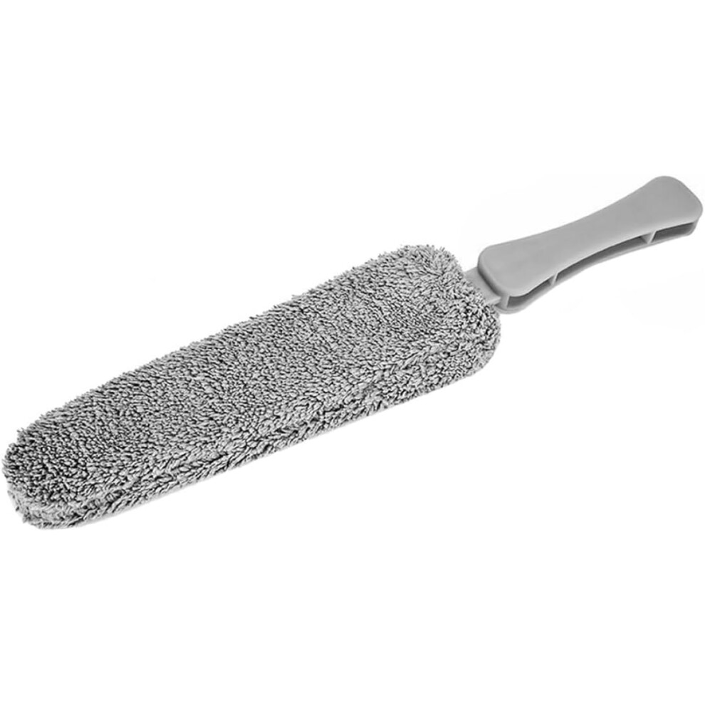 Car Vent Cleaner Brush, Portable Vehicle Air Conditioner Dusting Tool Light/Grey 5455468534614