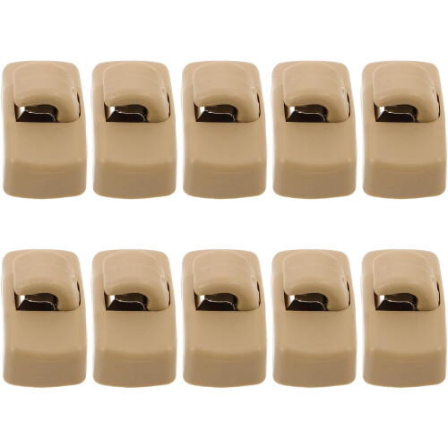 10pcs Car Sun Visor Clips Inner Holder Hook for Makeup Mirror Fixing Bracket Replacement Compatible