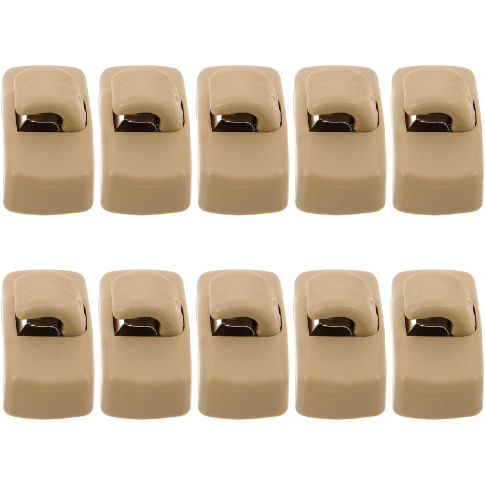 10Pcs Car Sun Visor Clips Inner Holder Hook For Makeup Mirror Fixing Bracket Replacement Compatible 5455468528088