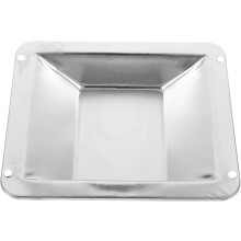 Aço inoxidável ao ar livre cinzeiro quadrado metal cigarro butt recipiente