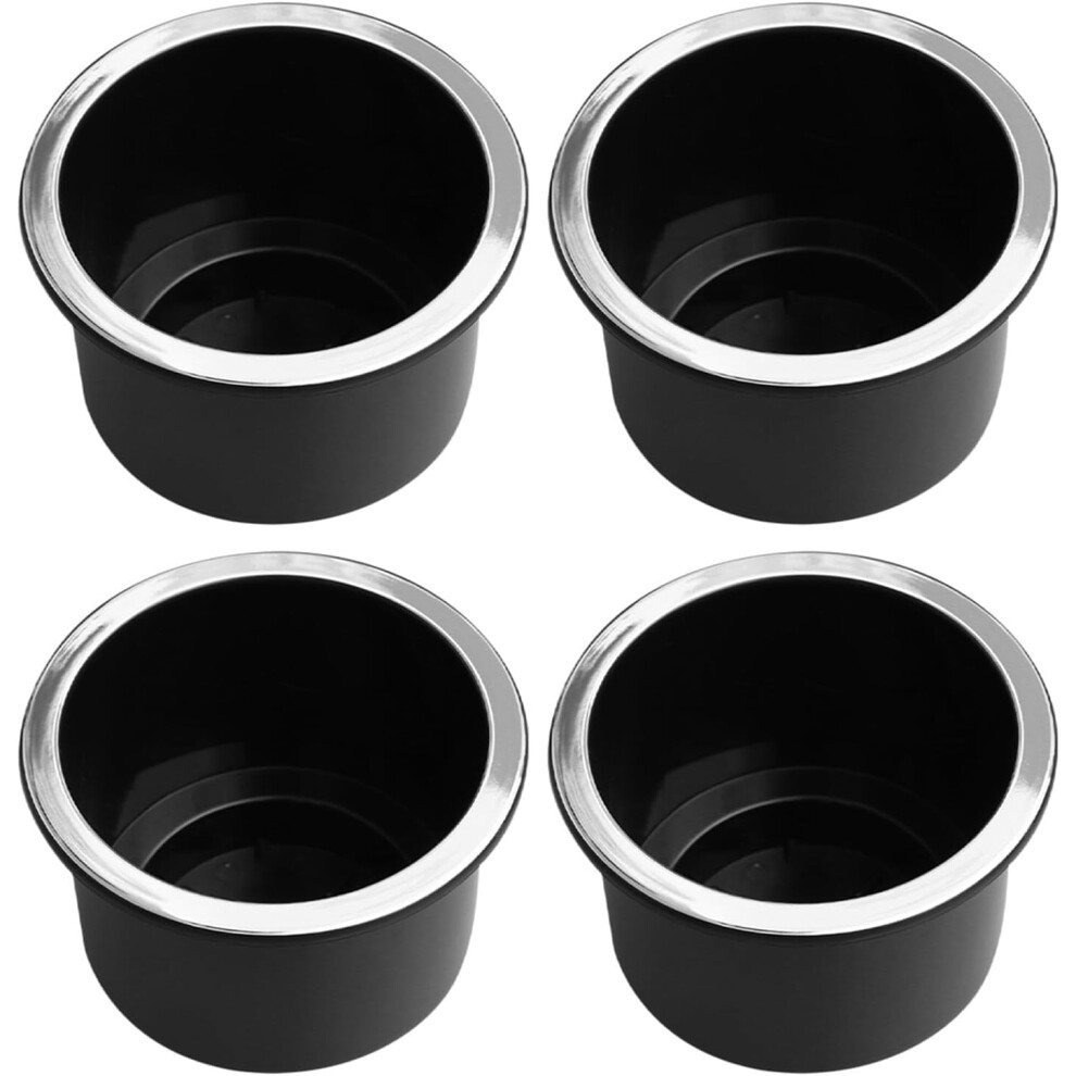 4Pcs Yacht Cup Holders Plastic Cup Holder Inserts For Car Boat Yacht Desk Rv Stylish Drink Inserts Replacements 5455468445101