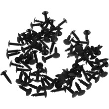 Set van 100 plastic klinknagelclips voor auto's, druksluitingen