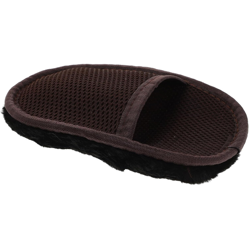 Pu Shoe Cleaning Gloves Microfiber Polishing Mitt For Leather And Suede Shoes, 5455468536281