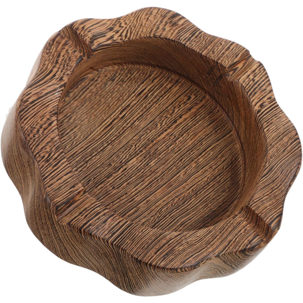 Chinese-Style Carved Ashtray Wooden Cigar Ashtray For Home Decor Office Smoking Box Patio Decorative Tabletop 5455468466250