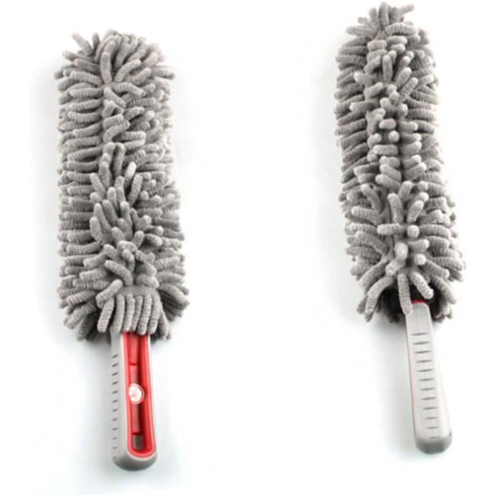 Car Dust Duster Cleaning Duster For Car Interior Microfiber Chenille Material Grey 5455468534935