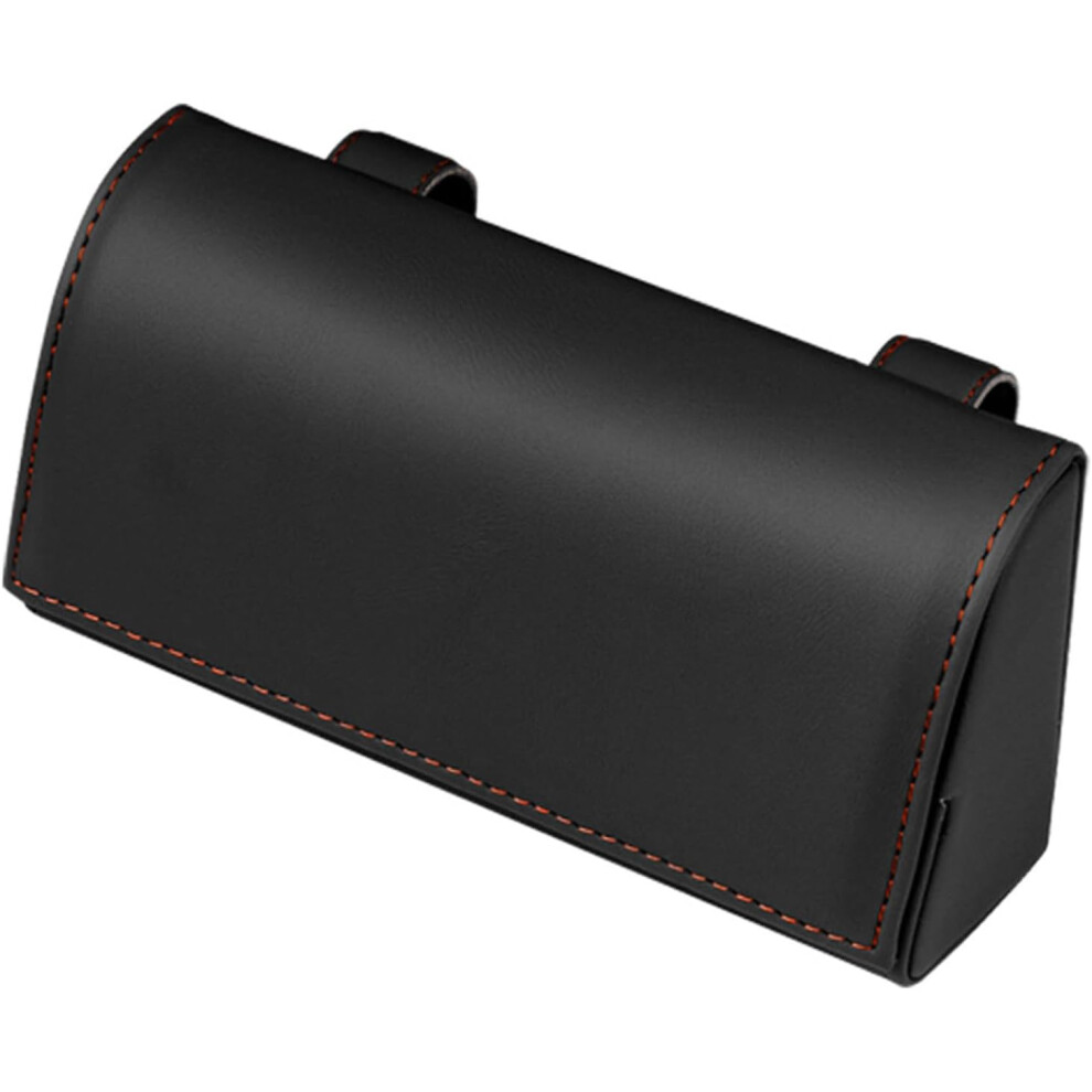 Car Sunglasses Organizer Box With Pu Leather Sun Visor Storage Multifunctional Car Eyeglasses Holder Black 5455468528514