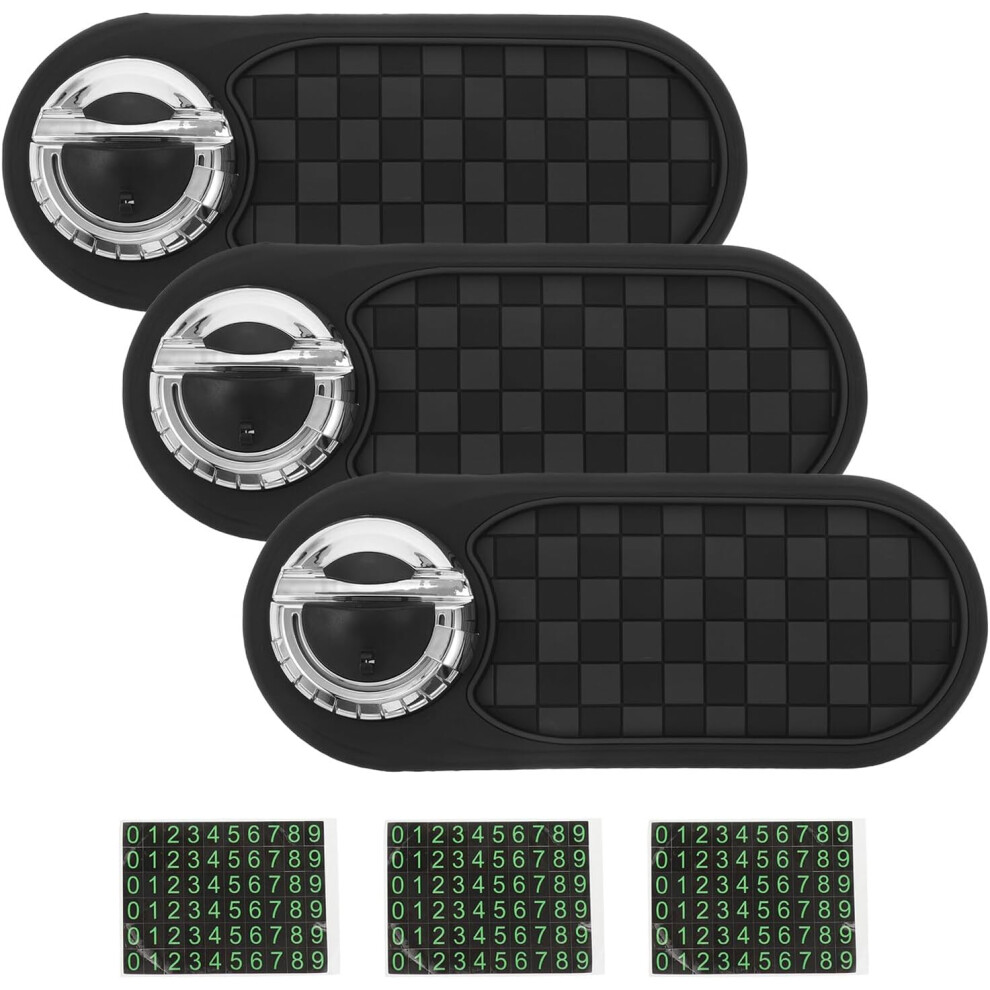 3Pcs Car Slip Mat Dashboard Phone Holder Multifunction Car Mat Organizer 5455468444401