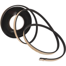 3 Rolls Black EVA Foam Weather Stripping Tape 4mm Thick x 10mm Wide x 5m Long