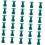 30pcs Dent Pulling Tabs Paintless Gaskets Puller Tabs Kit para Auto Body Tools Fornecimentos de reparação automotiva 1