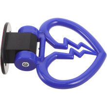 Car Tow Hook Modification Blue Heart Shape Adhesive Tow Hook