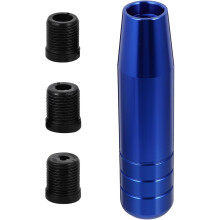 Universeller 13 cm langer, verlängerter Rennschaltknauf aus blauer Aluminiumlegierung für manuelle Pkw-Schalthebel