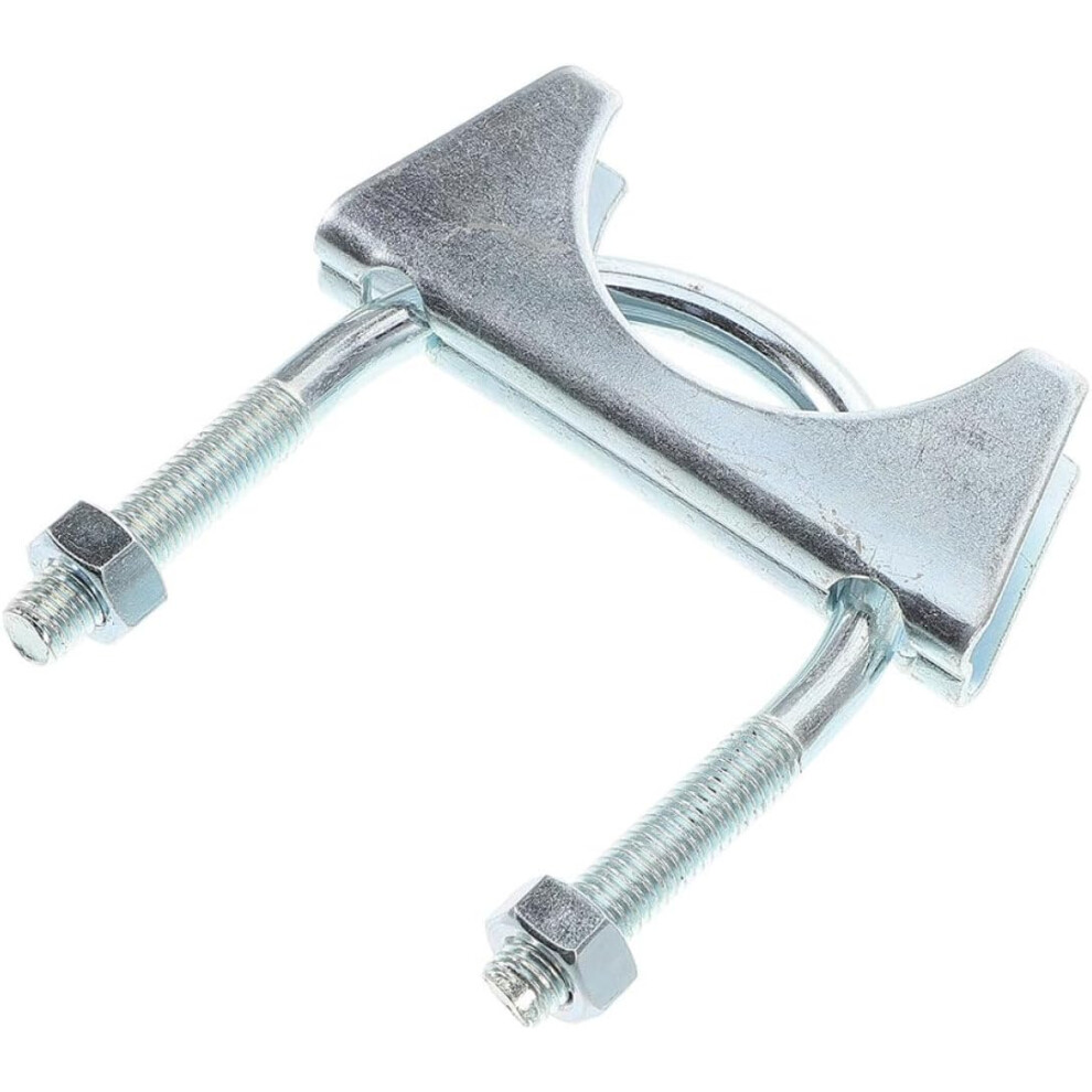60Mm U-Bolt Exhaust Pipe Clamp Universal Tip Clamp Hose For Automotive Tailpipe Fixing And Rv Accessories Silver 5455468457753