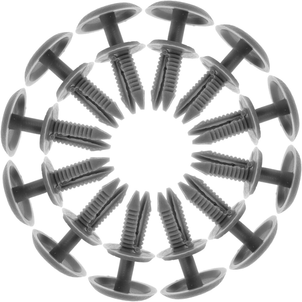 150Pcs Universal Car Retainer Clips Plastic Rivets Roof Headliner Trim Panel Fasteners Gray 5455468470639