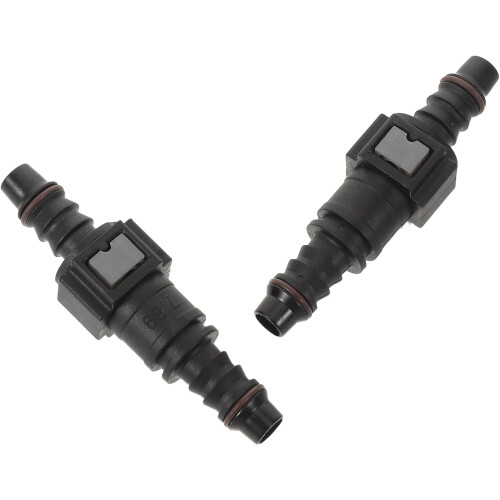2 st bränsleledningssnabbkoppling Id Barb Nylon Connect-koppling för bilbensinslangbyte