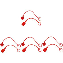 4er-Set Hydraulik-Schnellkupplungskappen für weibliche Verbindungsstücke, Staubschutz