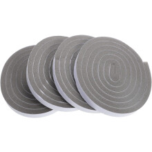 4 Rolls Door Window Seal Strips Self-Adhesive Strip for Door Weather Seal to Stop Draft and Leak