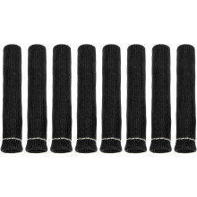 8 Stück schwarze Hitzeschutzhüllen aus Fiberglas für Zündkerzenkabel, hochtemperaturbeständige Zündkerzenstecker