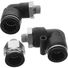 12 accessoires de connexion pneumatique : raccords pour tuyau d'air, réducteurs de tube.