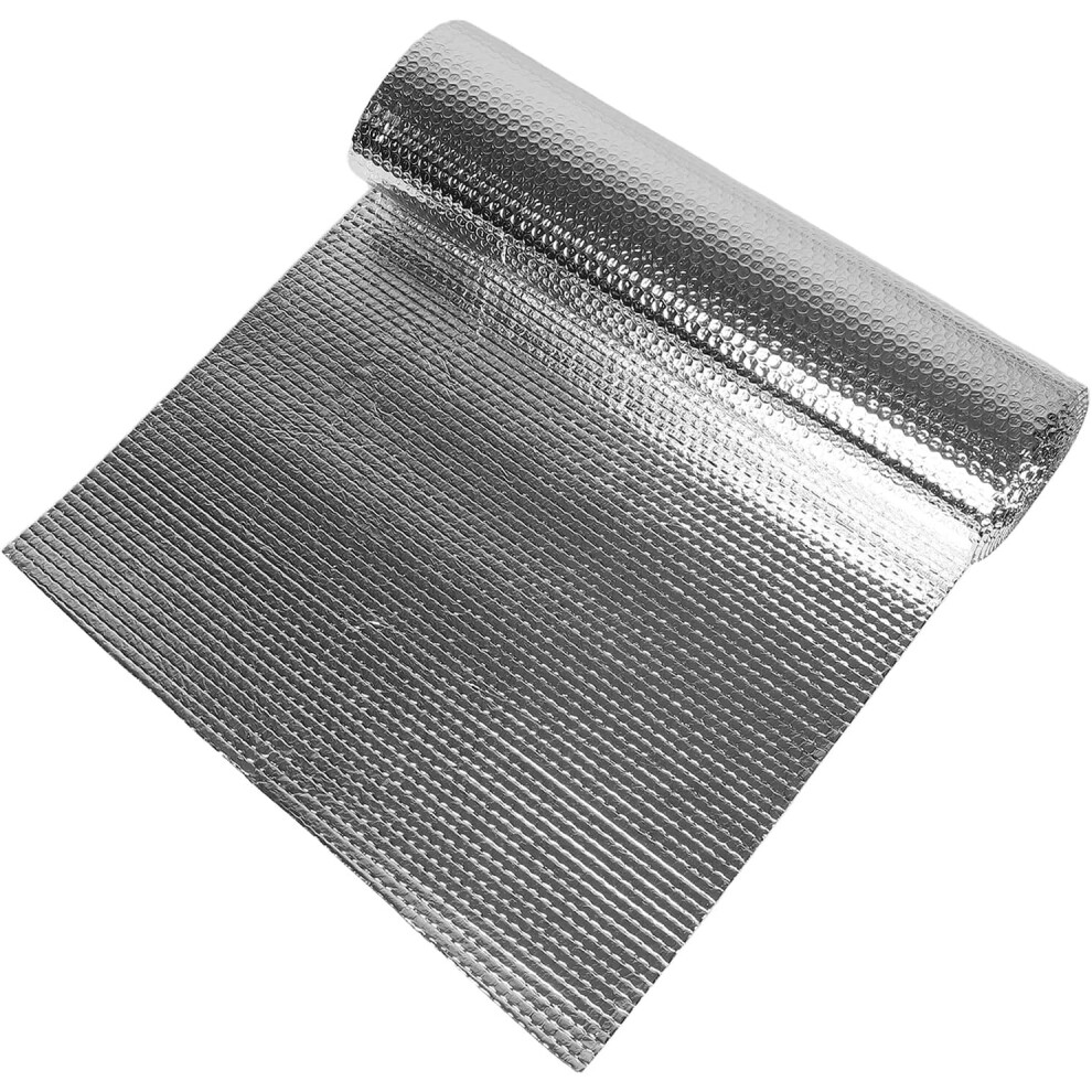 5Mx60cm Aluminum Radiator Reflective Bubble Film Insulation Roll Silver 5455468541315