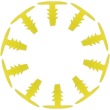 300 stuks universele bevestigingsclips voor autodeurafdichtingen, kunststof druktype, montageclips voor weerbestendige afdichtingen.