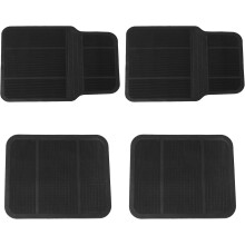 Universelle, wasserdichte PVC-Autofußmatten, 4-teiliges Set, groß 63 x 41 cm, klein 33 x 41 cm