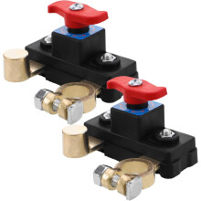 Bateria mata dispositivo de desconexão 2Pcs para uso diário ao ar livre liga plástica resistente ao clima de alta condutividade