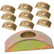 20PCS Metal Half Moon Washer Furniture Connectors Zinc Alloy Half Moon Spacer Washers M8