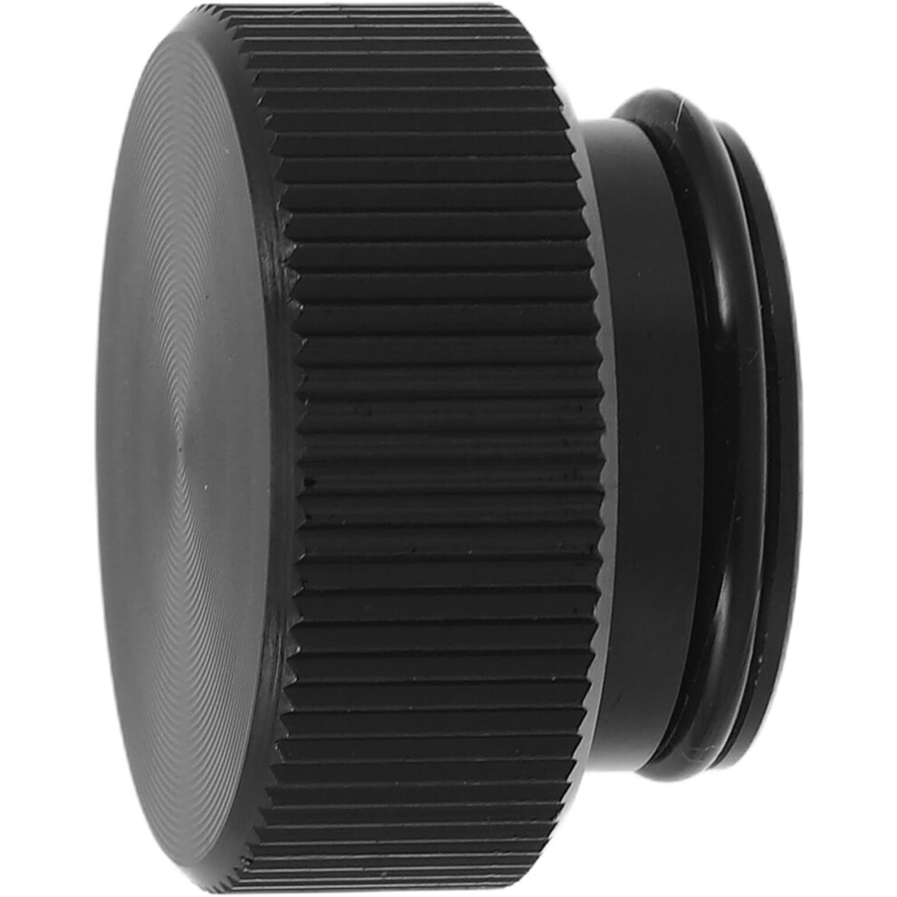 Universal Aluminum Cigarette Lighter Plug Cover, Dustproof Car Socket Cap Black 5455468466977