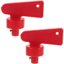 2 interrupteurs de commande d'alimentation de batterie de voiture avec clé, mini interrupteur de déconnexion à bascule f