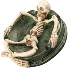 Skull Ashtray Resin Desktop Adornment Skull Modeling Ashtray for Indoors