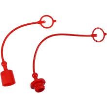 2 sets 1/4" NPT hydraulische snelkoppelingen met stofkappen en stofpluggen voor pneumatische toepassingen