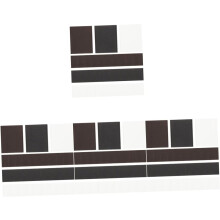 120 unidades de burletes autoadhesivos para esquinas de puertas exteriores, ideales para aislar y evitar corrientes de aire en marcos de puertas.
