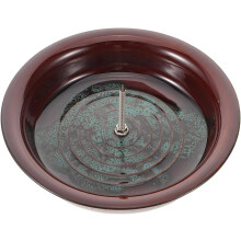 Ceramic Moxibustion Base Moxa Stick Holder Tray for Herbal Burner Tray Use in Yoga Studio Home