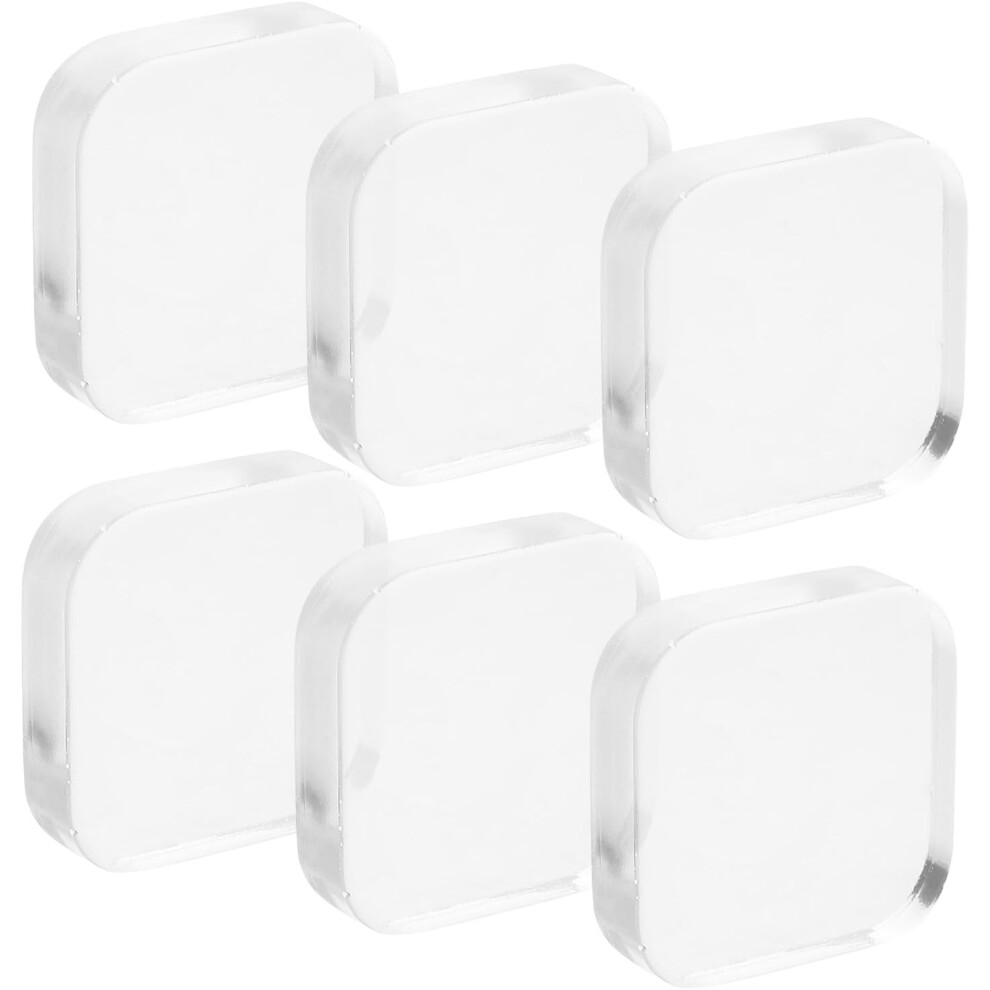 6Pcs Pu Door Knob Wall Guards Door Stoppers For Wall Protection Thickened Silent Bumper Pads Suitable 5455468541698