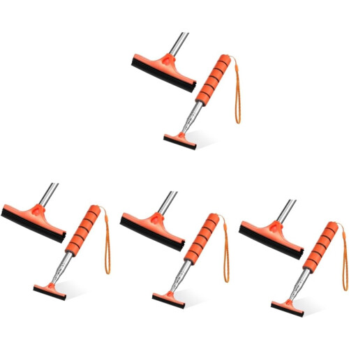 4pcs Car Squeegee Window Squeegee Windshield for Car Window Cleaning Brush Rear View Mirror Squeeze Tool