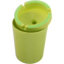 Car Glow Dark Ashtray Plastic Luminous Portable Ashtray for Car Truck Home Use Creative Cigarette Ash Holder