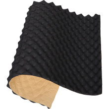 Tapis d'insonorisation pour voiture 50 x 80 cm x 2 cm, feuille d'aluminium et mousse anti-vibrations