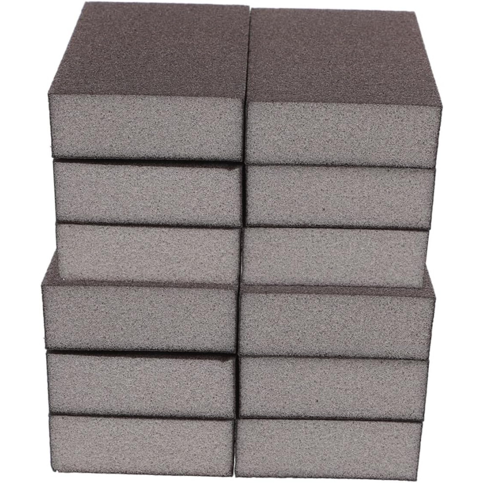 12Pcs 400 Grit Sanding Sponge Blocks Low Density Polishing Sponges 5455468455698