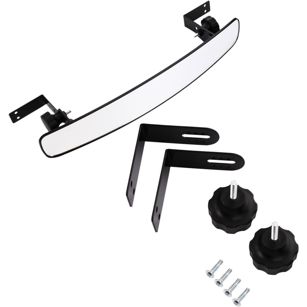 Universal Convex Central Rearview Mirror For Golf Carts, Auxiliary Reverse Mirror 5455468468384