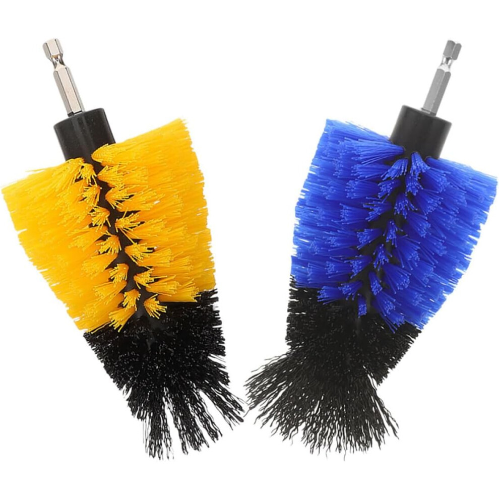 2Pcs Cleaning Brush Head For Car Detailing Boat Wheel Scrubbing Electric Drill Attachment Scrub Brushes 5455468533778