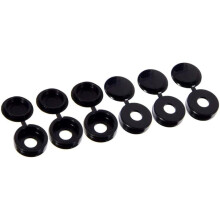200 capuchons de protection noirs en plastique pour vis de vélo ou de voiture - Cache-vis décoratif - Scellage