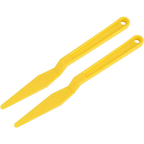 2pcs Auto Wrapping Tool Sturdy Plastic Squeegee Scrape Off Bubbles Cut Film Edge-Closing Tool