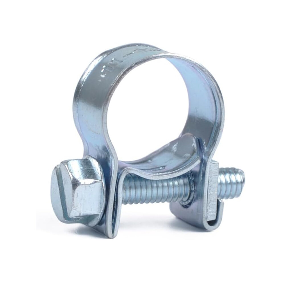 12Pcs Stainless Steel Worm Gear Hose Clamp Clips For Line Automotive Air Hoses Silver 5455468457920