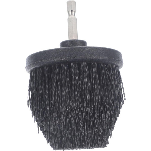 Anexo de escova de broca elétrica 2,5 polegadas escova de esfregagem de cone Hex Pp ferramenta de limpeza